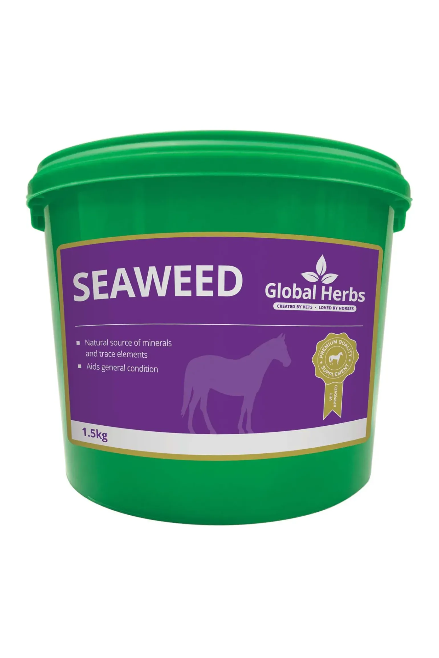 Complement Alimentaire De Soin Varech Marin Global Herbs Seaweed, 1,5 Kg