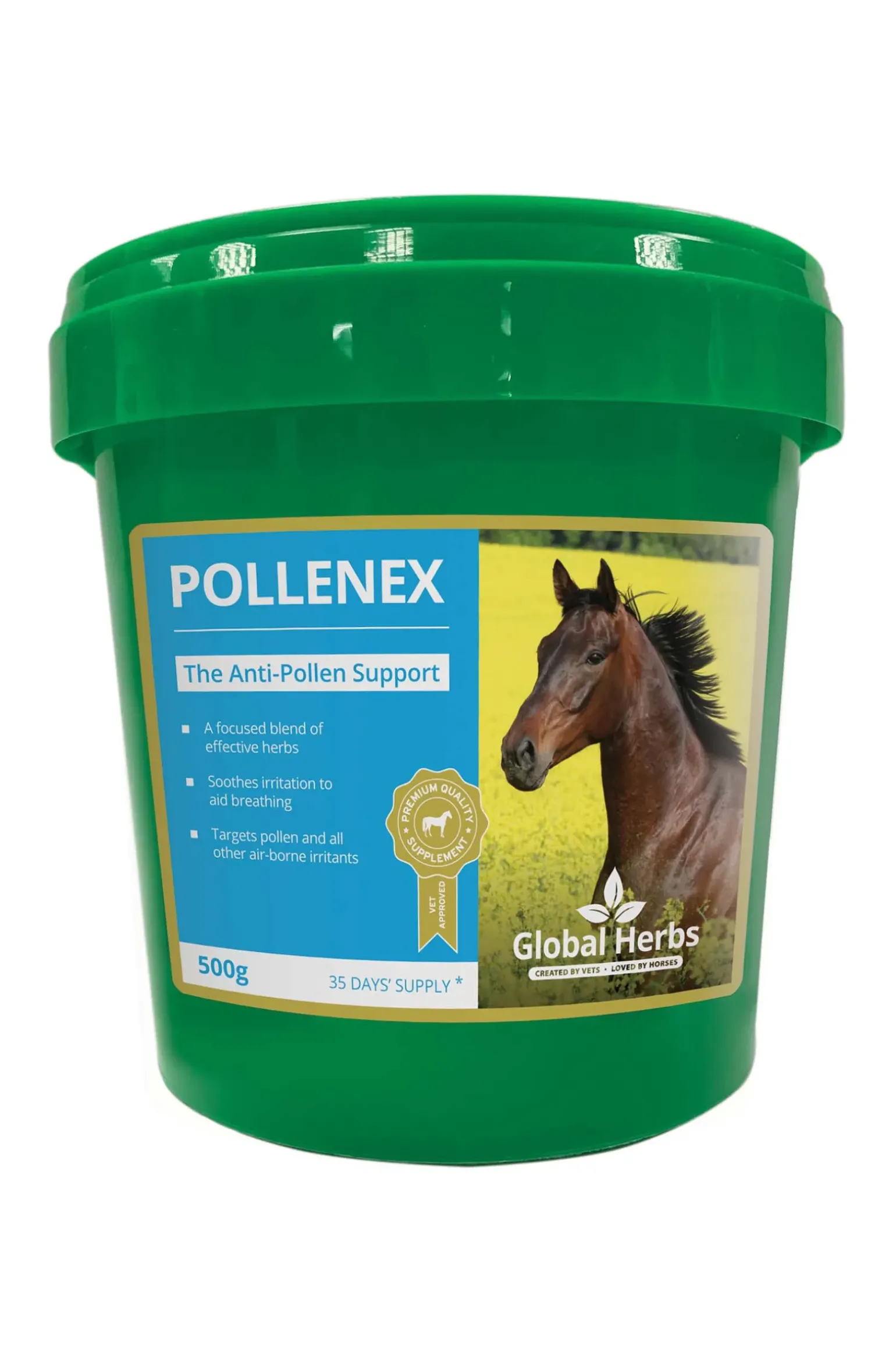 Complement Alimentaire De Soin Pollen Global Herbs Pollene-X, 500 G