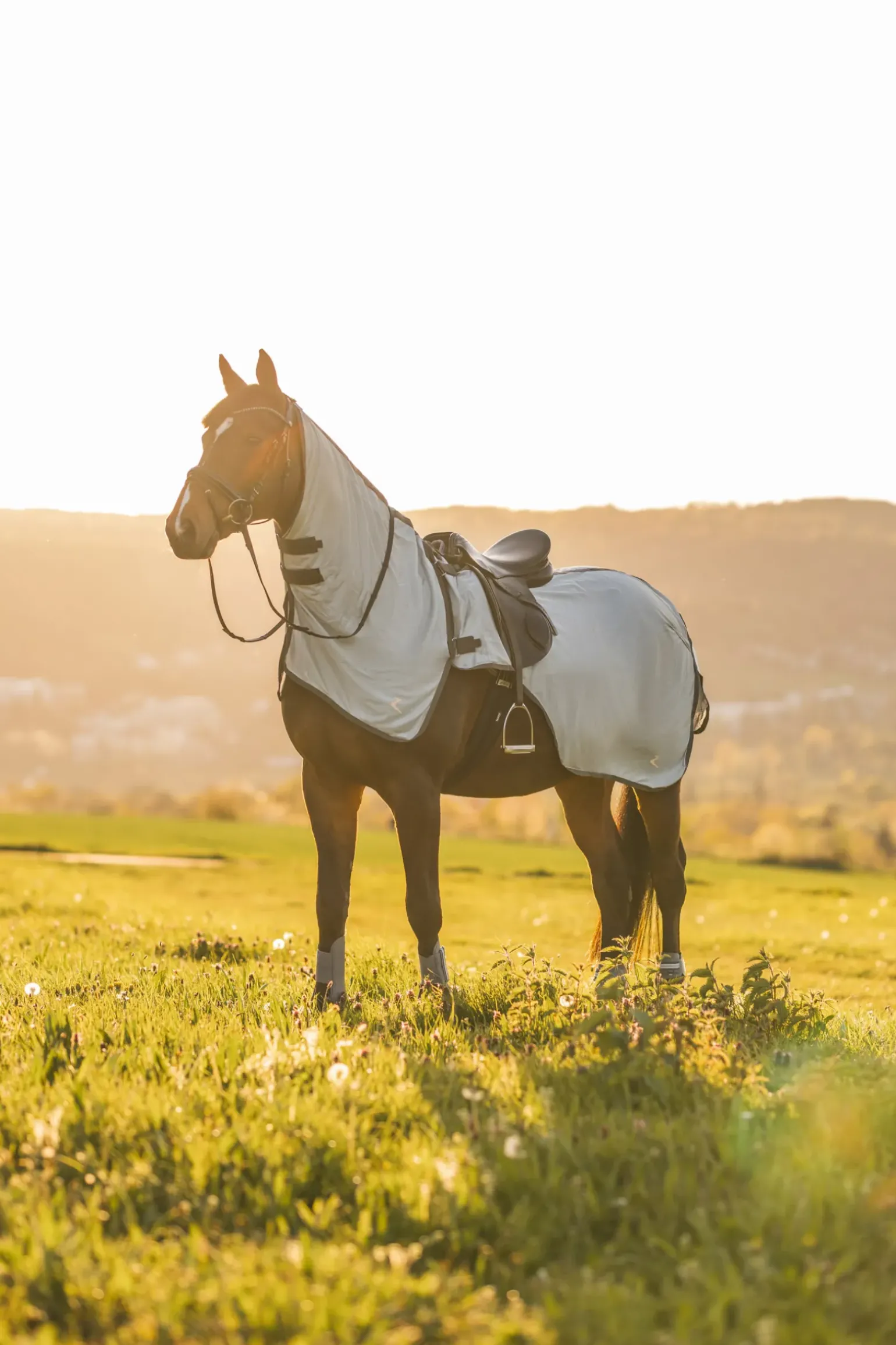 Couverture Anti-Insectes Pour Monter A Cheval Horze Eira Avec Encolure Amovible