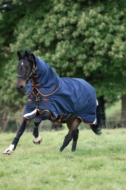 Couverture D'Exterieur Horseware Rambo Supreme Lite Avec Couvre-Encolure Amovible, 50 G