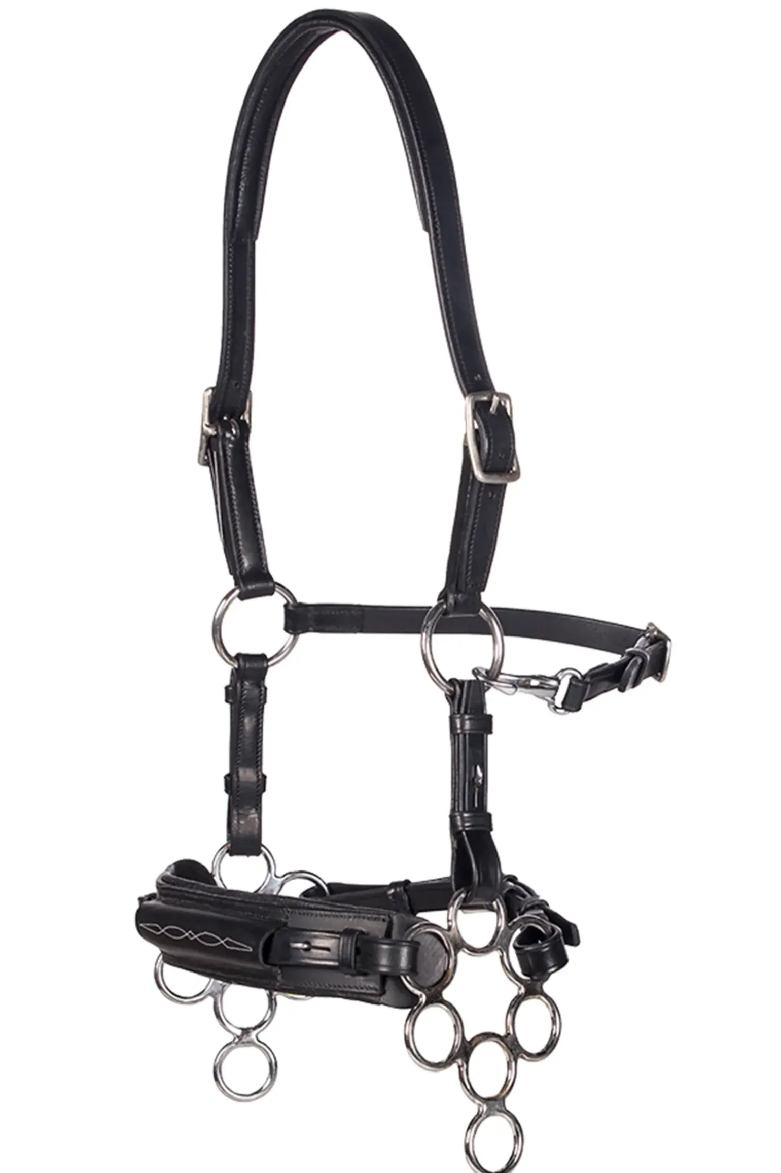 Fra Aram Hackamore (System 2) Leather, Jaw Straps, W/ Scissors
