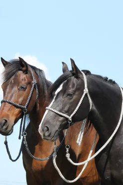 F.R.A. Nanouk Bitless Bridle (System 4) Cotton W/ Clip Reins