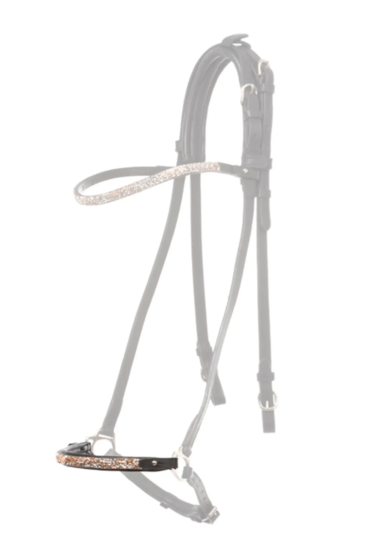 Kavalkade Ferskja Dropped Noseband Piece For Kjartan Icelandic Bridle