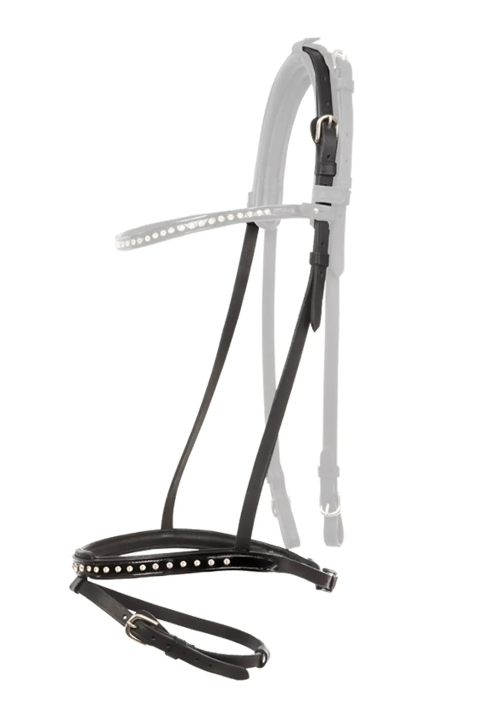 Kavalkade Glansandi English Noseband For Kjartan Icelandic Bridle