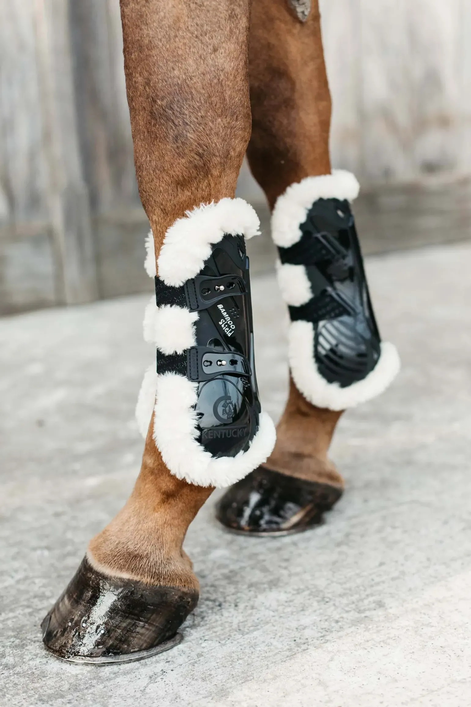 Kentucky Horsewear Guetres Bamboo Elastic Mouton Vegan