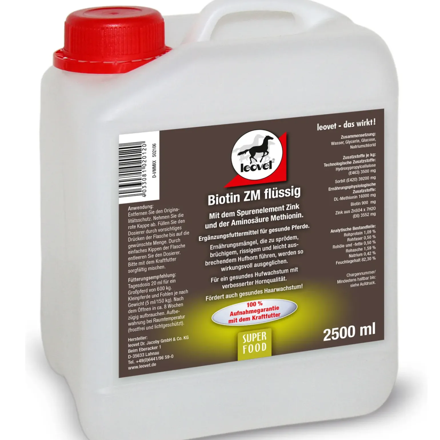 Leovet Biotine Zm Liquide 2500 Ml