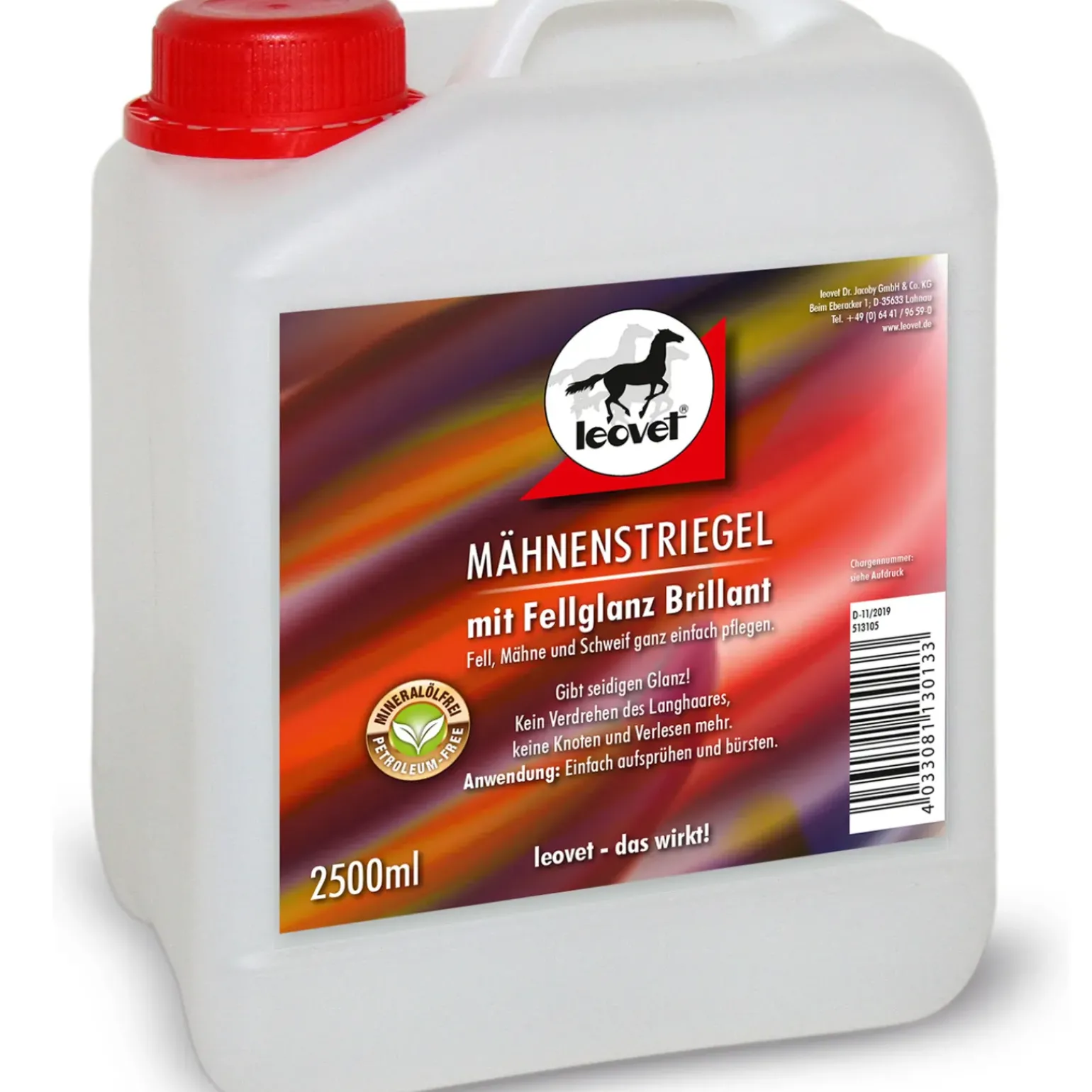 Leovet Brillance De La Robe & Zero Noeud 2500 Ml
