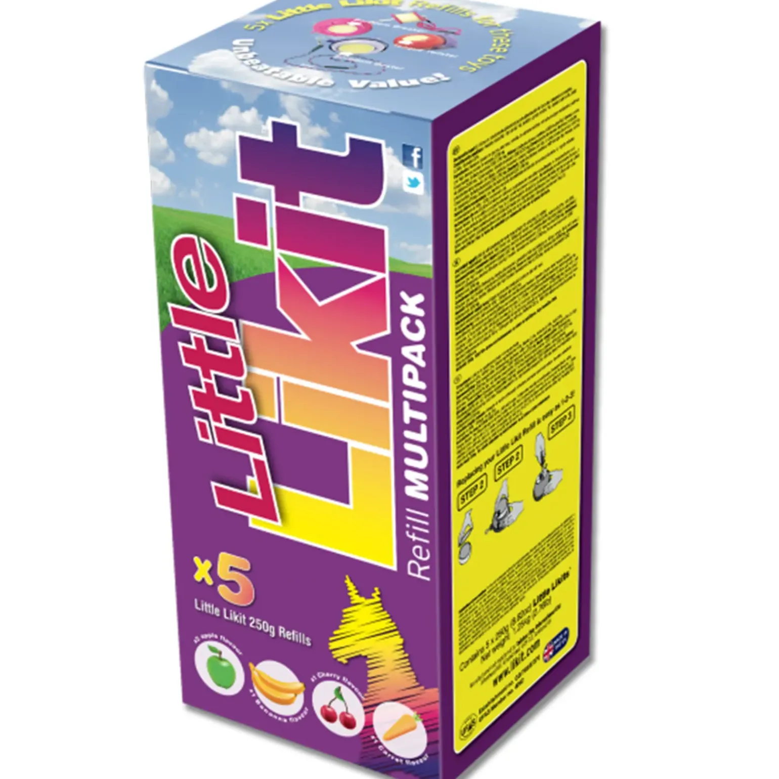 Lot De Likit 250 G, Banane, Carotte, Cerise, 2 X Pomme