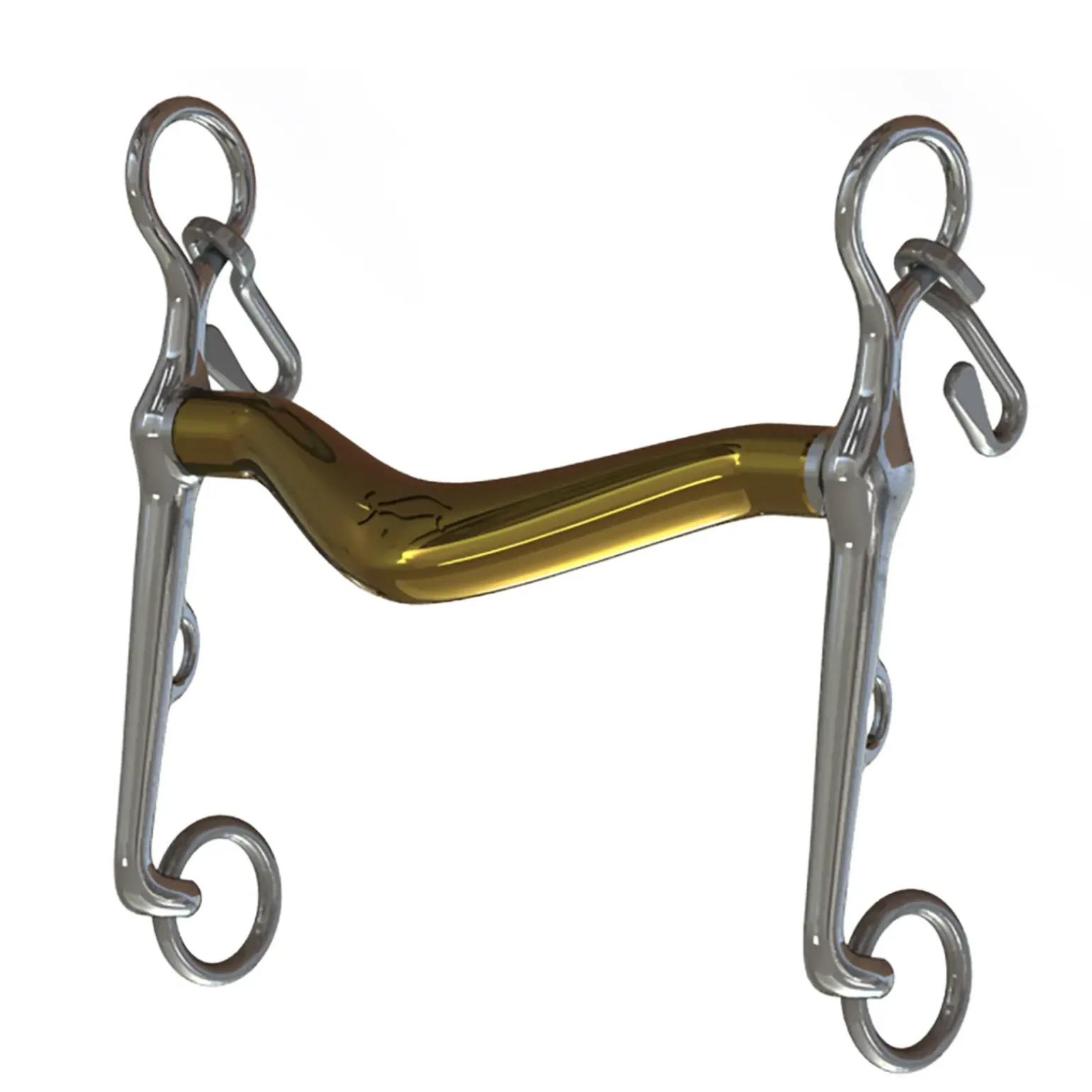 Mors De Bride Ns Bits Turtle Tilt, Epaisseur 14 Mm, Branche Inferieure 5 Cm
