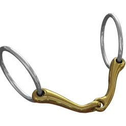 Mors De Filet Ns Bits Demi Anky, Chantilly, Simple Brisure, Canons Courbes, Epaisseur 16 Mm, Canon 70 Mm