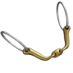 Mors De Filet Ns Bits Verbindend, Canons Epaisseur12Mm, Anneaux Chantilly 55 Mm