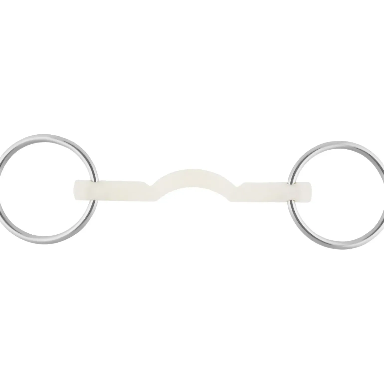 Mors De Filet Sprenger Nathe Cintre 15 Mm Doux, Avec Passage De Langue (Anneaux 70 Mm)