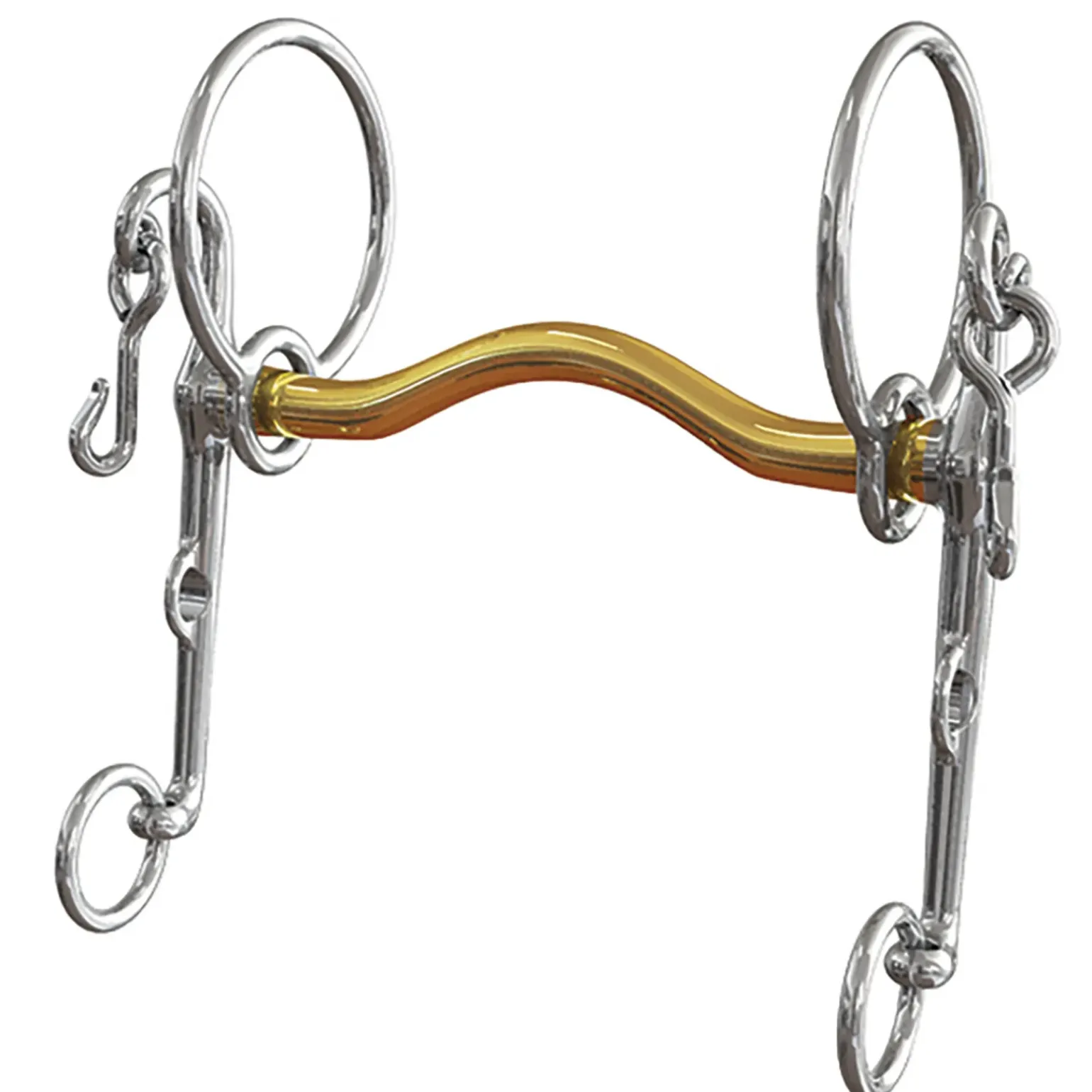 Mors Pelham Ns Bits Slimma Swales, Leger Passage De Langue, Canon 14 Mm, Branche Inferieure 7 Cm
