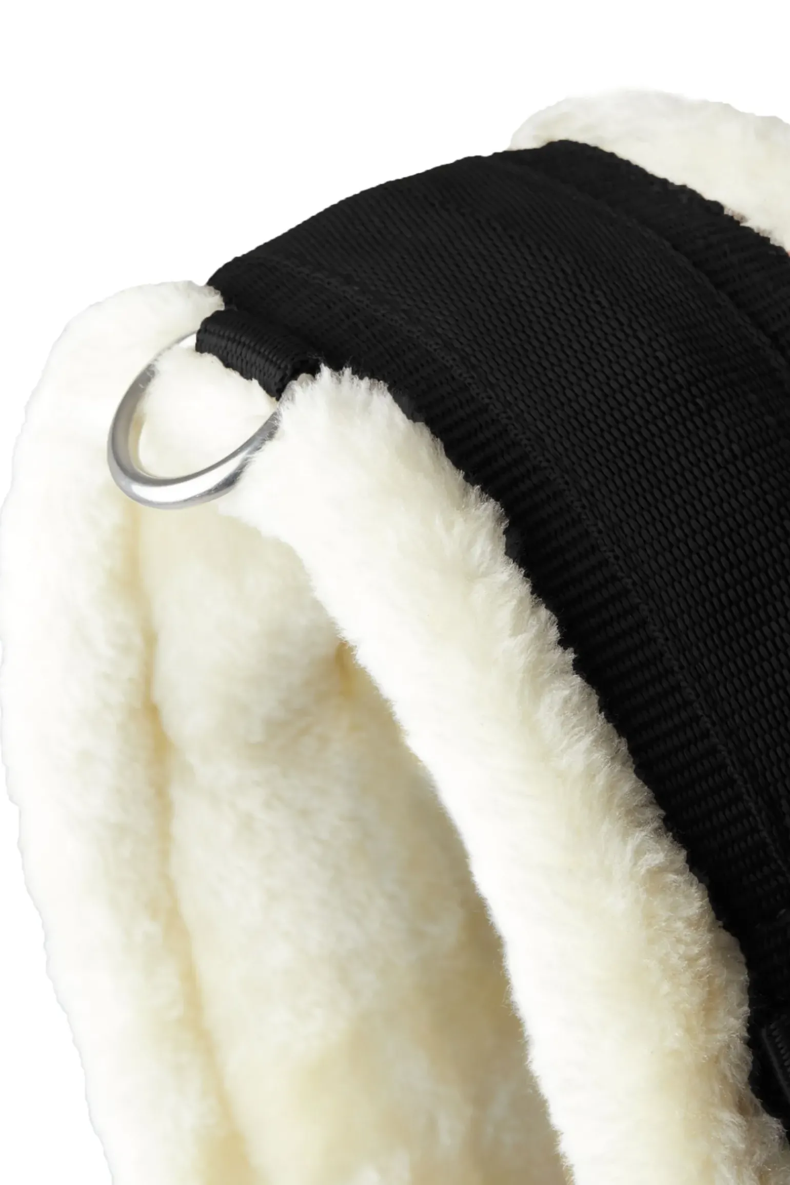Sangle De Dressage Horze Tartu En Neoprene Avec Fausse Fourrure Non Amovible