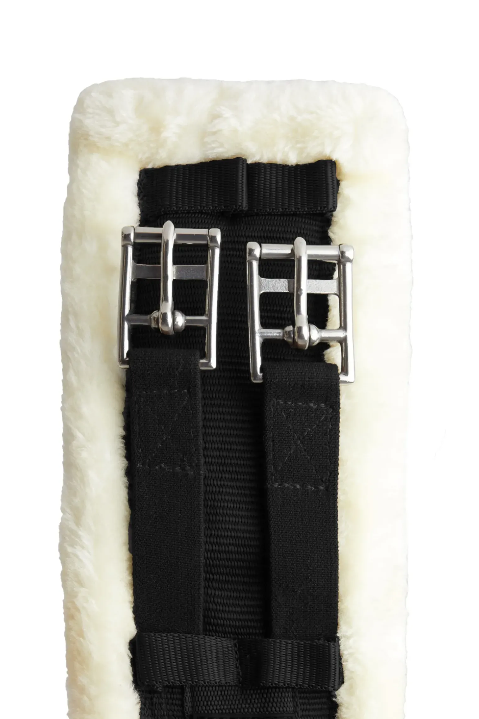 Sangle De Dressage Horze Tartu En Neoprene Avec Fausse Fourrure Non Amovible