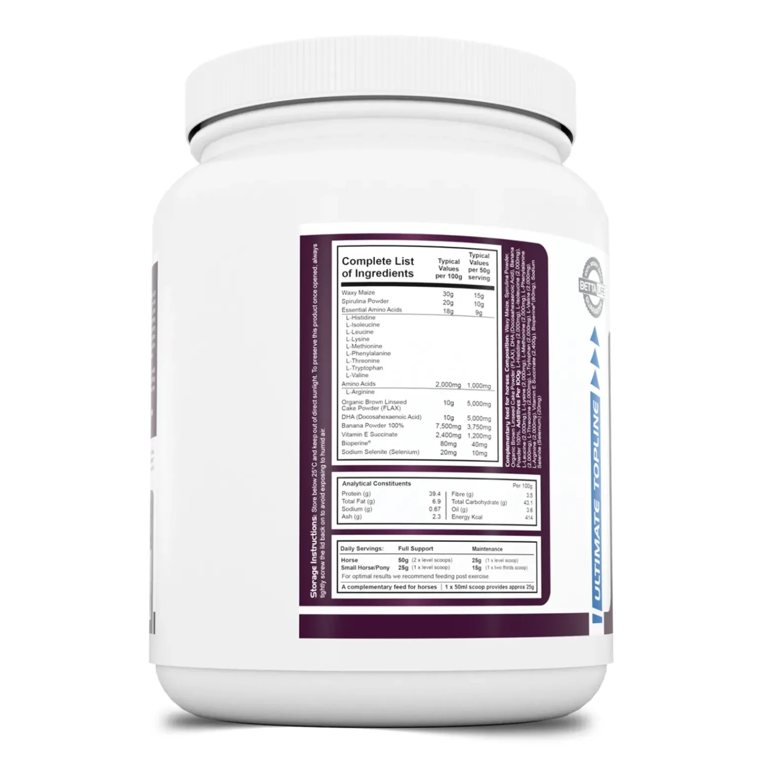 Supplement Equin Pharmaplast Ultimate Topline, 750 G