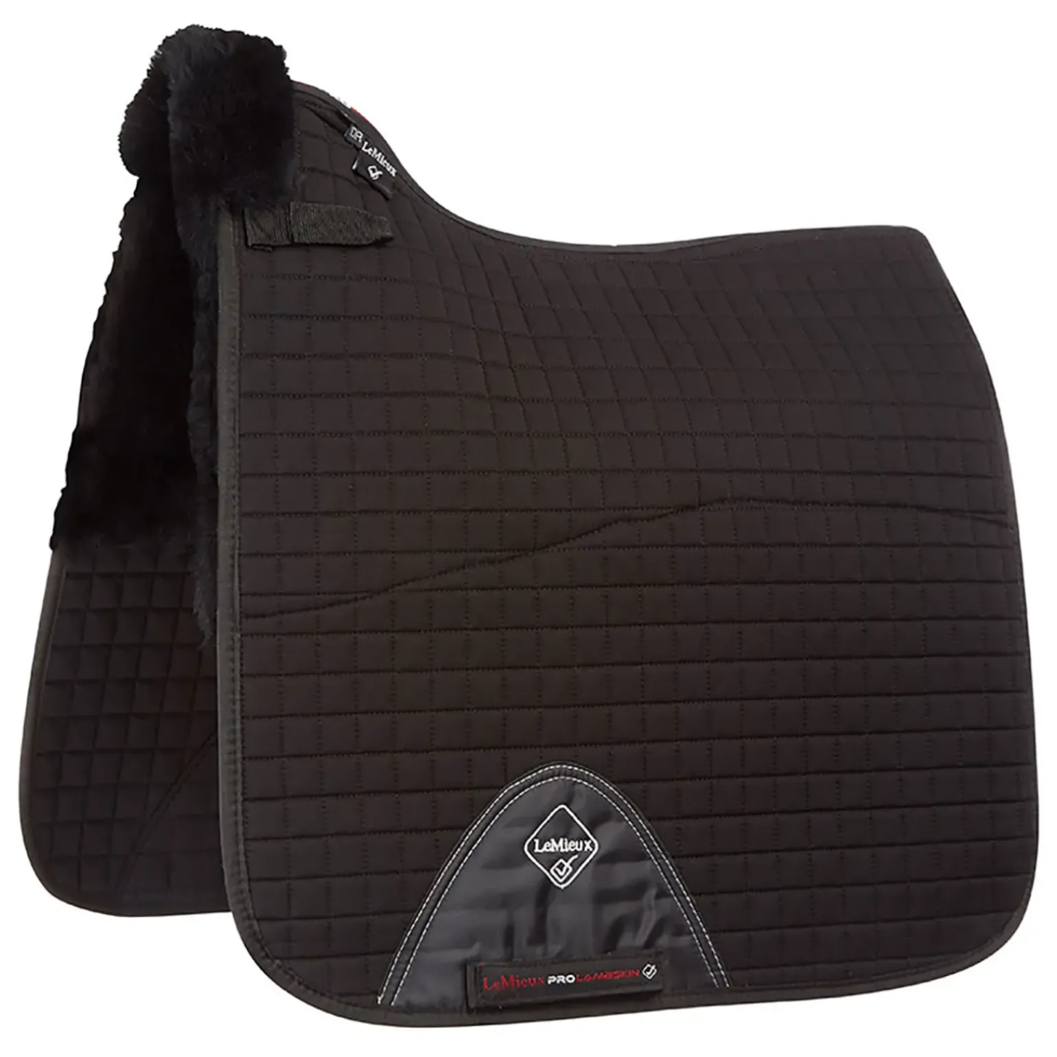 Tapis De Selle Chabraque De Dressage Lemieux, Avec Laine D'Agneau