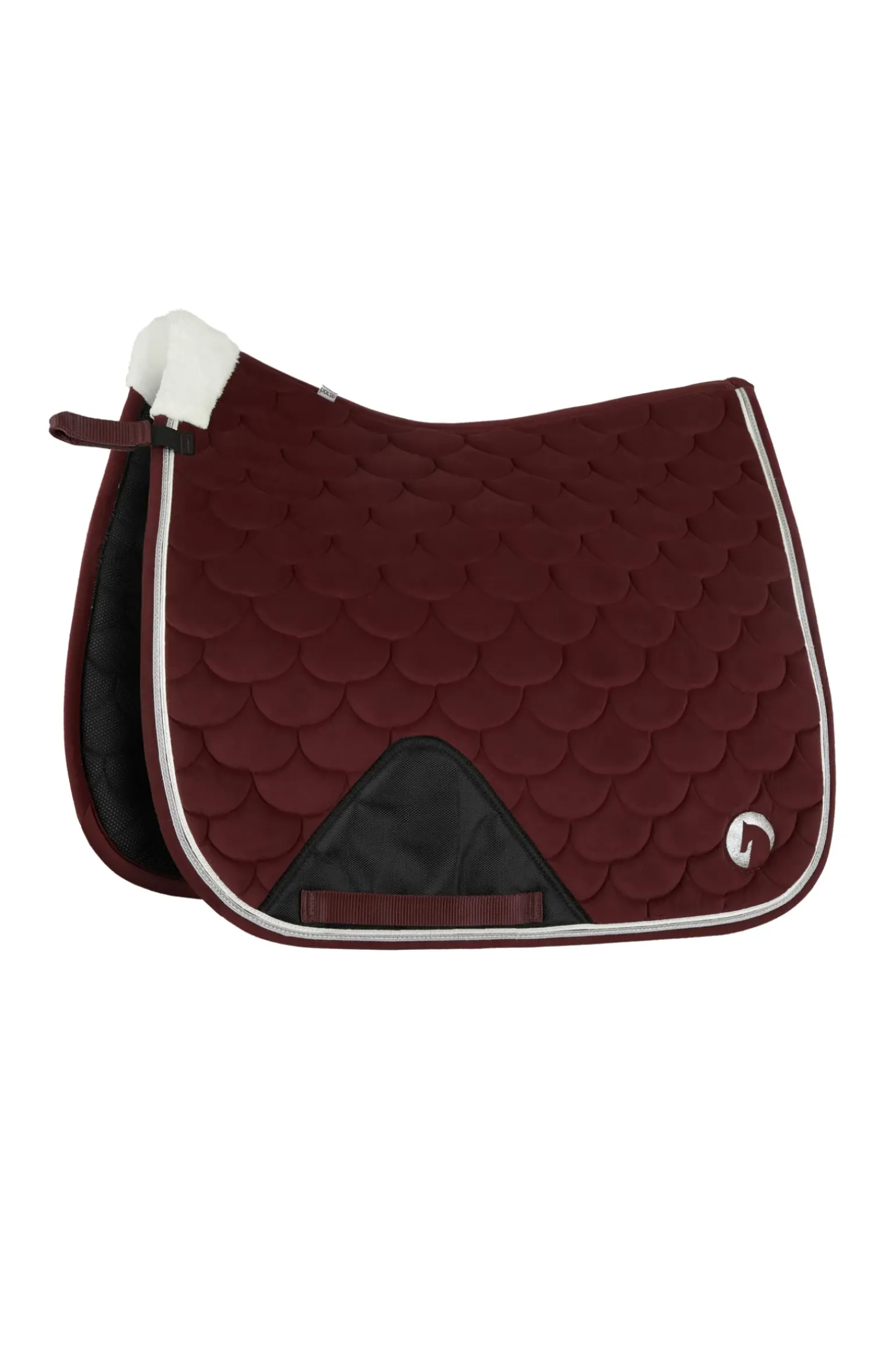 Tapis De Selle De Dressage Horze Geneva Avec Fausse Fourrure