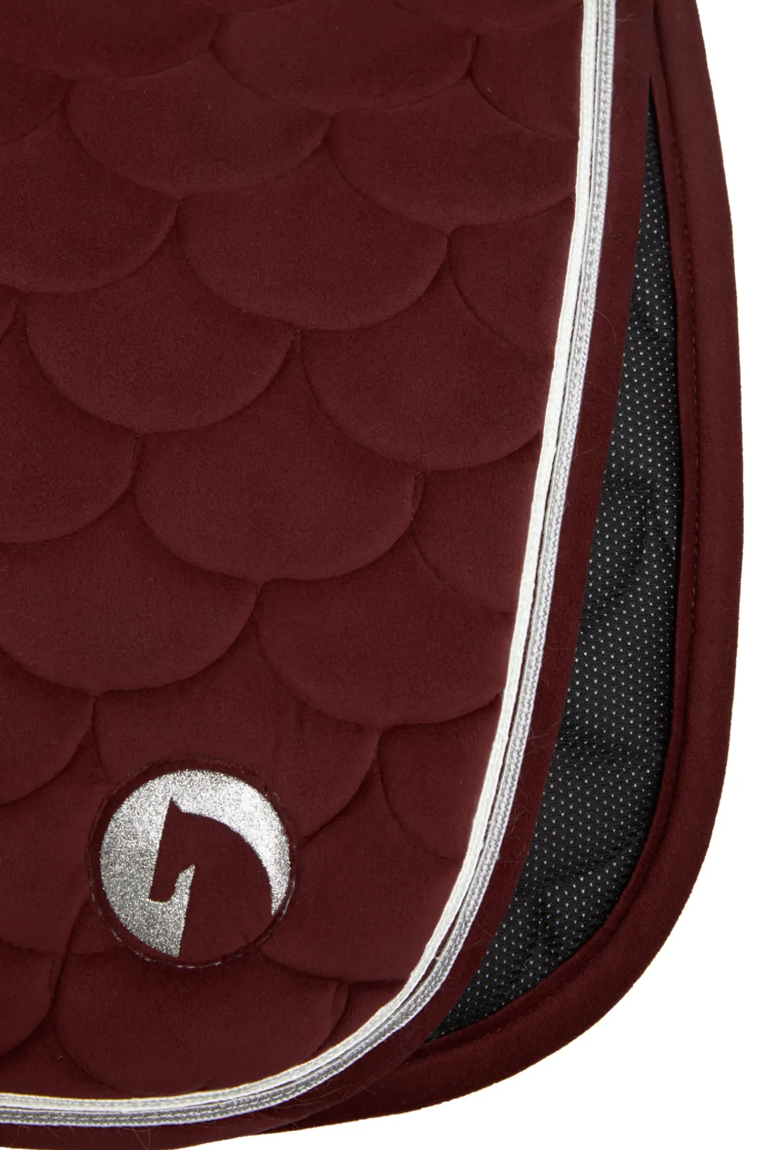 Tapis De Selle De Dressage Horze Geneva Avec Fausse Fourrure