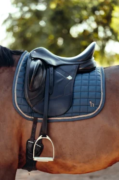 Tapis De Selle De Dressage Horze Munich Avec Deco Metallique
