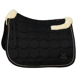 Tapis De Selle De Dressage B Vertigo Alaska Avec Bordure En Fausse Fourrure