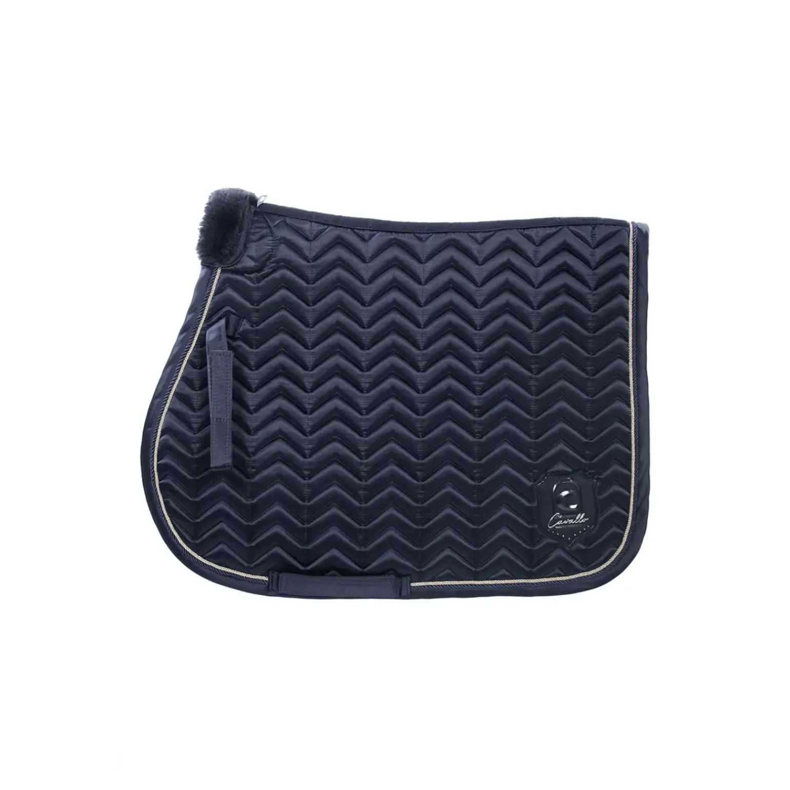 Tapis De Selle Mixte Cavallo Hermine