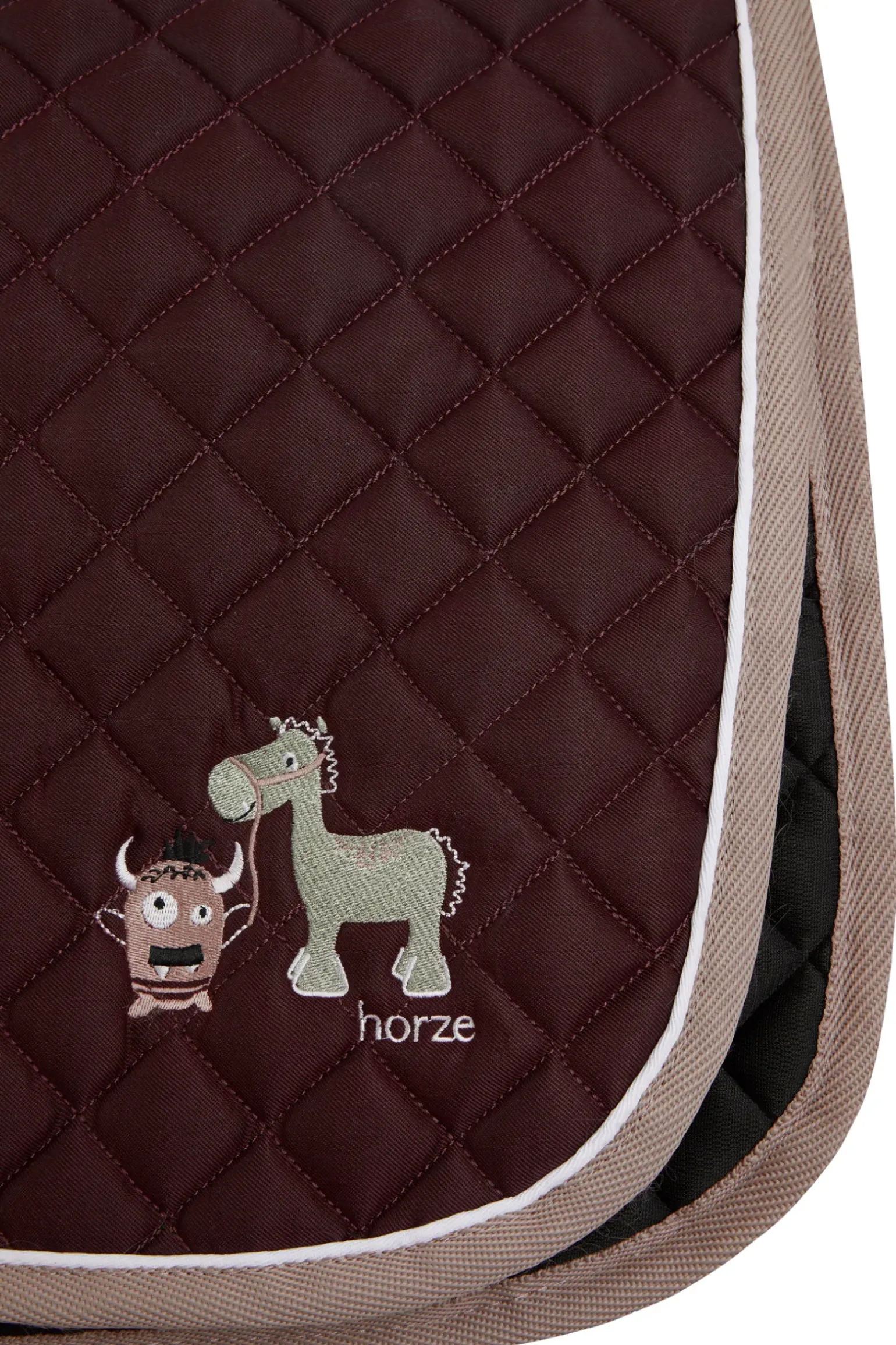 Tapis De Selle Poney Horze Monster Avec Broderie