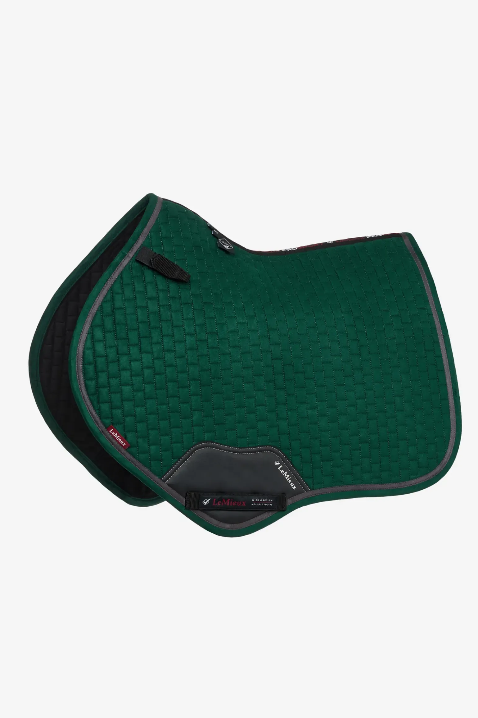 Tapis De Selle Saut D'Obstacles Lemieux Suede Daim Close Contact