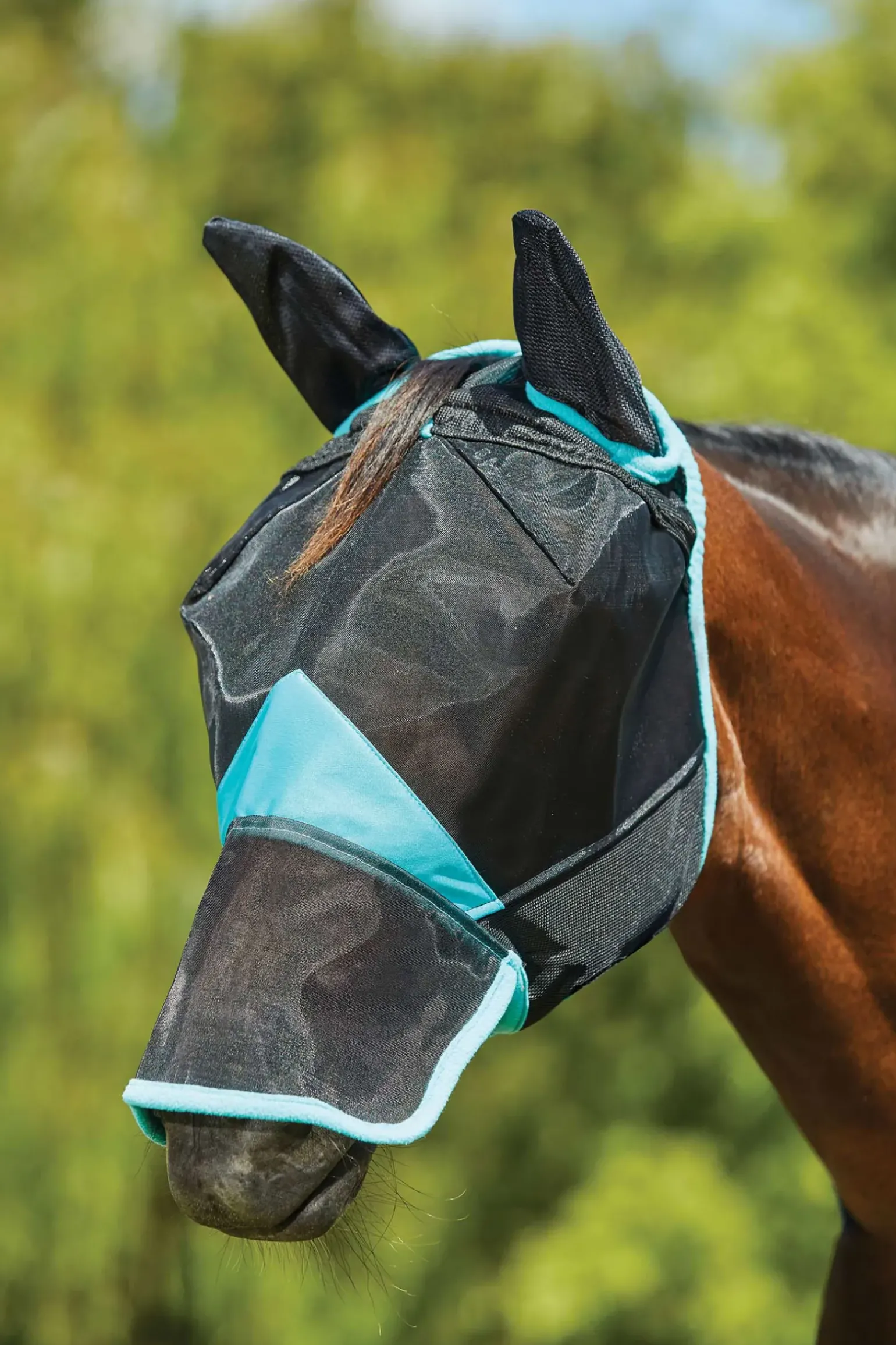 Weatherbeeta Comfitec Deluxe Fine Mesh Mask With Ears & Nose